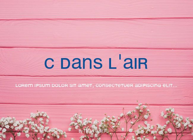 C Dans L'air example